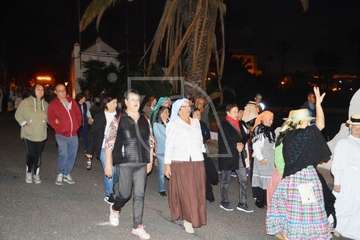 Peregrinación desde San Juan hacia Jinámar. ofrenda, reparto del potaje y festival folclórico (Foto TA y TF)